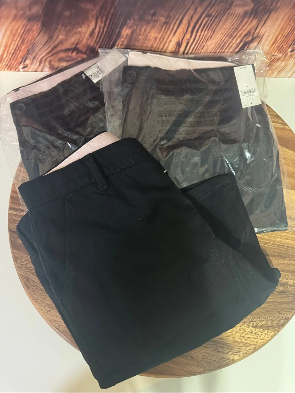 GAP Kids Black Midi uniform shorts- Pack of Three